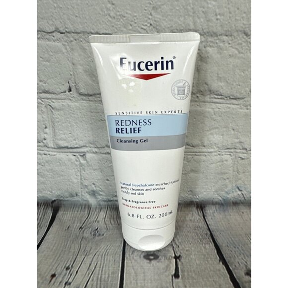 Eucerin Redness Relief Cleansing Gel Fragrance Free,  Redness Relief 6.8oz - Picture 1 of 2